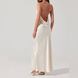 ASTR Maxime Pearl Maxi Dress